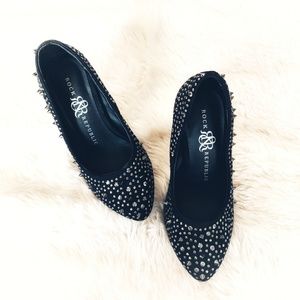 Sold! Rock & Republic 💎 Ayana Black Spikey Stud Heels